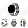 Bandz Bandz Samsung Galaxy Watch 6 - 44mm titanium schakel band (grafiet) Bandz Bandz Samsung Galaxy Watch 6 - 44mm titanium schakel band (grafiet)