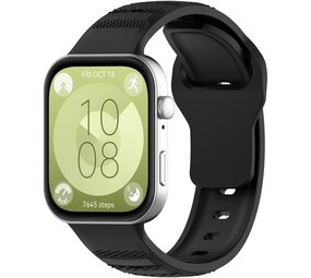 Strap-it® Huawei Watch Fit 4 Pro outdoor siliconen bandje (zwart)