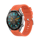 Strap-it® Huawei Watch 5 - 46mm extreme silicone band (oranje)