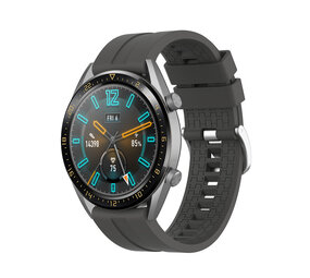 Strap-it® Huawei Watch 5 - 46mm extreme silicone band (donkergrijs)