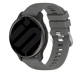 Strap-it® Garmin Forerunner 570 - 47mm siliconen bandje (donkergrijs)