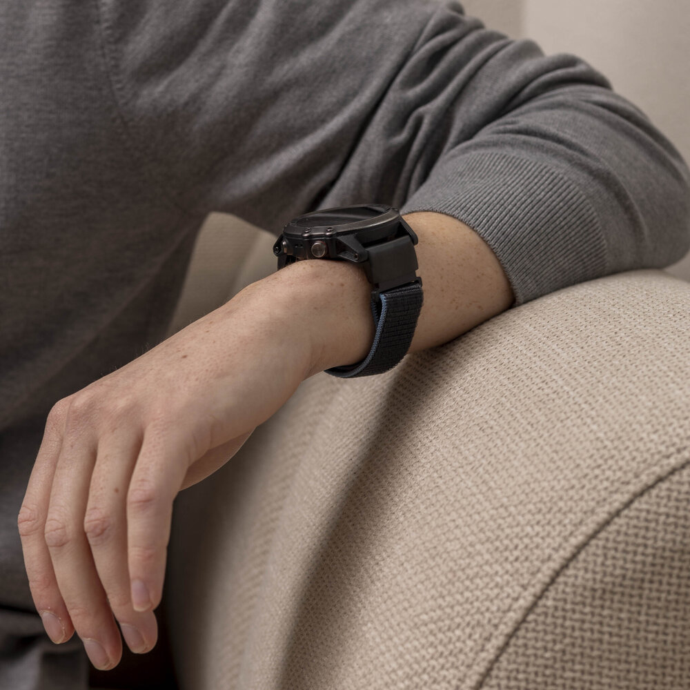 Strap-it® Strap-it Garmin Forerunner 970 nylon band (charcoal)