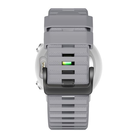 Strap-it® Bandz Garmin Forerunner 970 siliconen band met gesp (grijs)