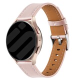 Strap-it® Withings ScanWatch 2 - 38mm 'one push' leren bandje (lichtroze) Strap-it® Withings ScanWatch 2 - 38mm 'one push' leren bandje (lichtroze)
