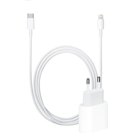 Snellader geschikt voor Apple iPhone en iPad  25 W + Lightning Kabel