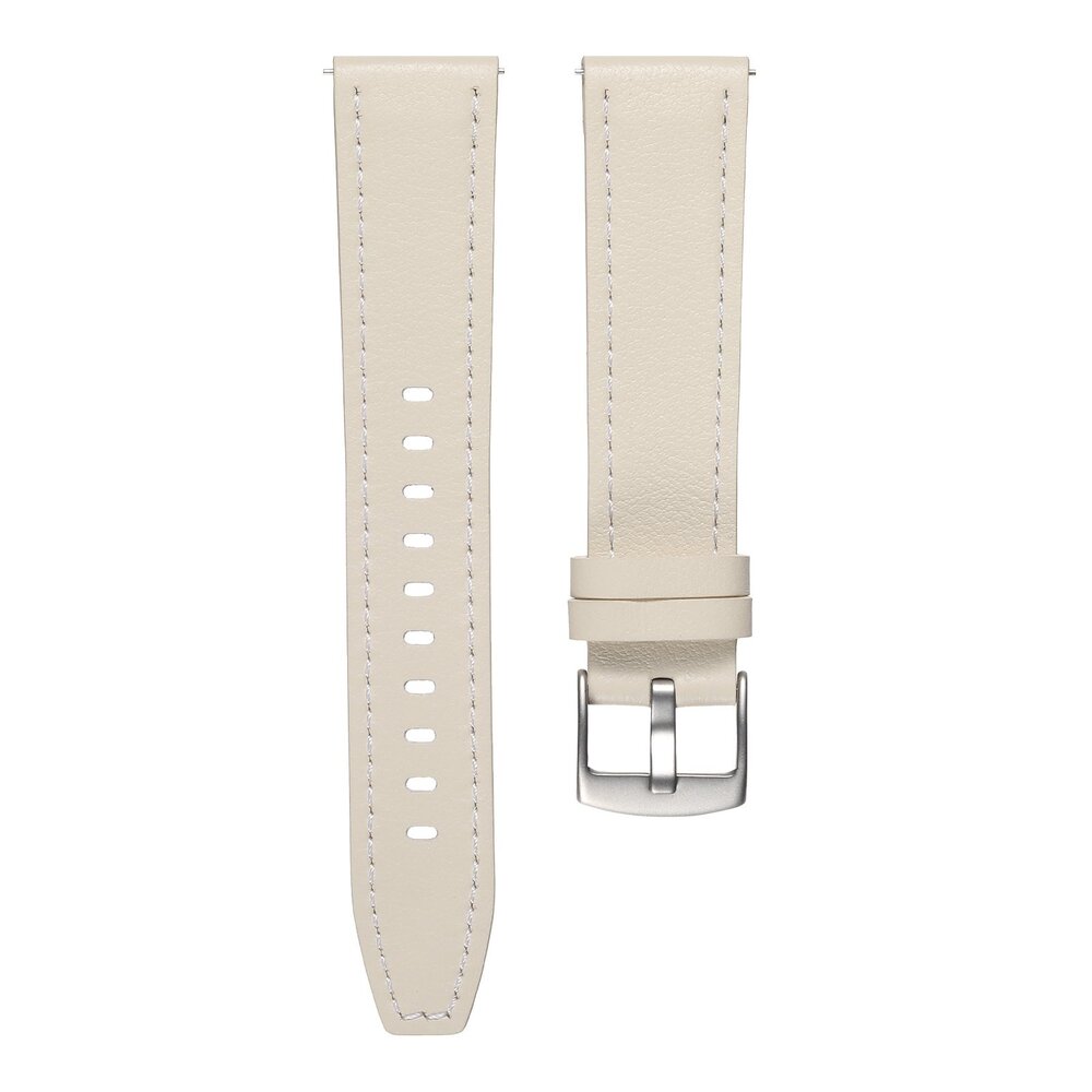 Strap-it® Strap-it Samsung Gear Sport 'one push' leren bandje (beige) Strap-it® Strap-it Samsung Gear Sport 'one push' leren bandje (beige)