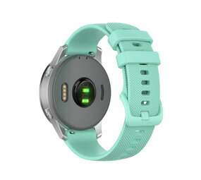 Strap-it® Huawei Watch 5 - 42mm siliconen bandje (aqua)