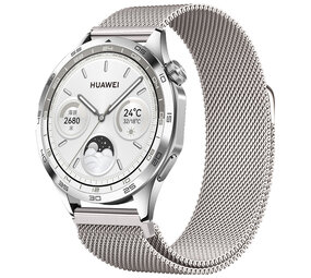 Strap-it® Huawei Watch 5 - 42mm Milanese band (sterrenlicht)