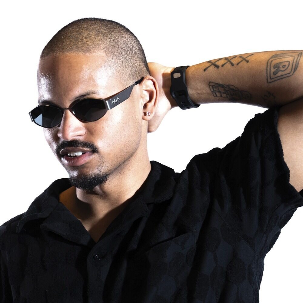 BALR. BALR Apple Watch outdoor silicone band (zwart)