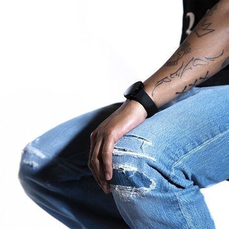 BALR. BALR Amazfit Active 2 hexagon Sport bandje (zwart)