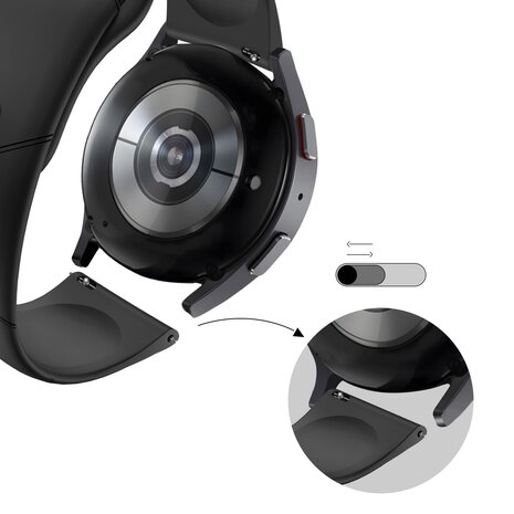 BALR. BALR Samsung Galaxy Watch 6 Classic 47mm hexagon Sport bandje (zwart) BALR. BALR Samsung Galaxy Watch 6 Classic 47mm hexagon Sport bandje (zwart)