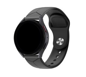 BALR. BALR Ticwatch 22mm hexagon Sport bandje (zwart)