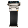 Strap-it® Strap-it Apple Watch 'Explorer' polyester band (zwart met titanium) Strap-it® Strap-it Apple Watch 'Explorer' polyester band (zwart met titanium)