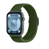 Strap-it® Huawei Watch Fit 3 gevlochten bandje (groen)