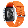 Strap-it® Strap-it Huawei Watch Fit 3 siliconen classic bandje (oranje) Strap-it® Strap-it Huawei Watch Fit 3 siliconen classic bandje (oranje)