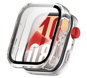 Strap-it® Huawei Watch Fit 4 hard case met glas (transparant) Strap-it® Huawei Watch Fit 4 hard case met glas (transparant)