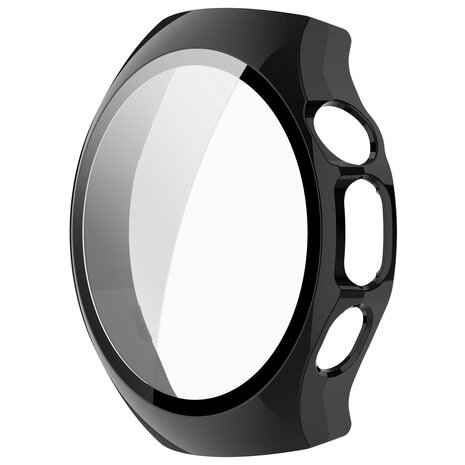 Strap-it® Strap-it Huawei Watch 5 - 42mm hard case met glas (zwart)