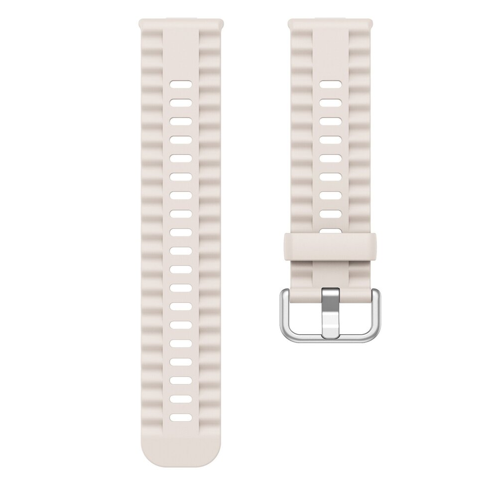 Strap-it® Strap-it Huawei Watch Fit 4 siliconen classic bandje (sterrenlicht)