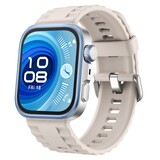 Strap-it® Huawei Watch Fit 4 Pro siliconen classic bandje (sterrenlicht)