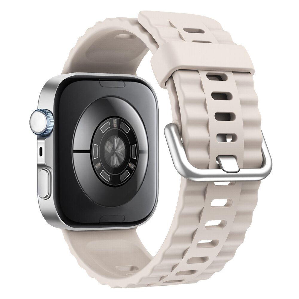 Strap-it® Strap-it Huawei Watch Fit 4 Pro siliconen classic bandje (sterrenlicht)