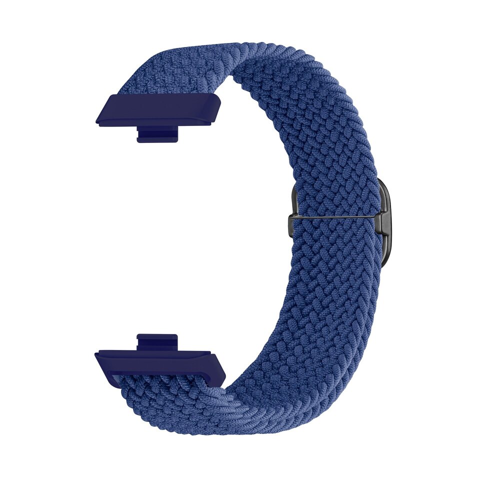 Strap-it® Strap-it Huawei Watch Fit 4 Pro gevlochten bandje (blauw)