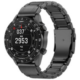 Strap-it® Garmin Fenix 7 premium titanium band (zwart)