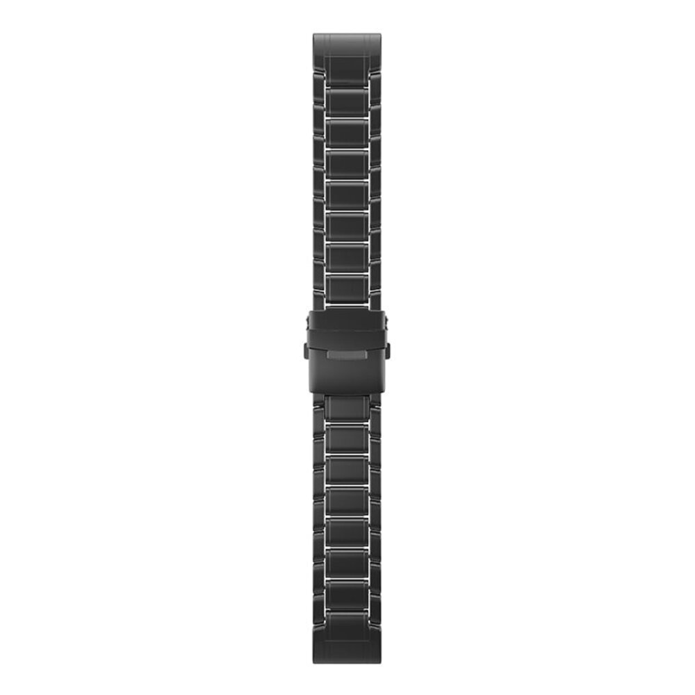 Strap-it® Strap-it Garmin Forerunner 955 premium titanium band (zwart)