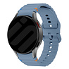 Strap-it® Strap-it Samsung Galaxy Watch 4 40mm Wave bandje (grijsblauw) Strap-it® Strap-it Samsung Galaxy Watch 4 40mm Wave bandje (grijsblauw)