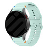 Strap-it® Strap-it Samsung Galaxy Watch 4 44mm Wave bandje (lichtgroen) Strap-it® Strap-it Samsung Galaxy Watch 4 44mm Wave bandje (lichtgroen)
