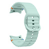 Strap-it® Strap-it Samsung Galaxy Watch 4 44mm Wave bandje (lichtgroen) Strap-it® Strap-it Samsung Galaxy Watch 4 44mm Wave bandje (lichtgroen)