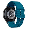 Strap-it® Strap-it Samsung Galaxy Watch 5 44mm Wave bandje (groenblauw) Strap-it® Strap-it Samsung Galaxy Watch 5 44mm Wave bandje (groenblauw)