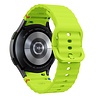 Strap-it® Strap-it Samsung Galaxy Watch 5 40mm Wave bandje (lime) Strap-it® Strap-it Samsung Galaxy Watch 5 40mm Wave bandje (lime)