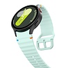 Strap-it® Strap-it Samsung Galaxy Watch 6 44mm Wave bandje (lichtgroen) Strap-it® Strap-it Samsung Galaxy Watch 6 44mm Wave bandje (lichtgroen)