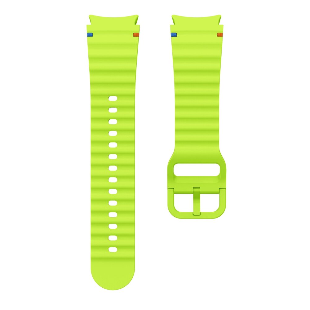 Strap-it® Strap-it Samsung Galaxy Watch 7 - 44mm Wave bandje (lime) Strap-it® Strap-it Samsung Galaxy Watch 7 - 44mm Wave bandje (lime)