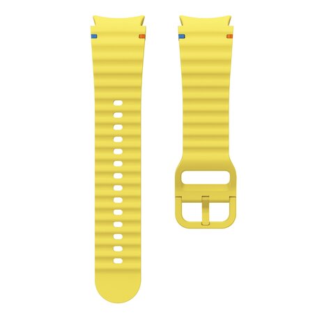 Strap-it® Strap-it Samsung Galaxy Watch FE Wave bandje (lichtgeel) Strap-it® Strap-it Samsung Galaxy Watch FE Wave bandje (lichtgeel)