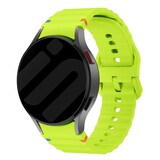 Strap-it® Samsung Galaxy Watch FE Wave bandje (lime)