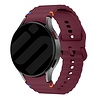 Strap-it® Strap-it Samsung Galaxy Watch FE Wave bandje (wijnrood) Strap-it® Strap-it Samsung Galaxy Watch FE Wave bandje (wijnrood)