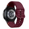 Strap-it® Strap-it Samsung Galaxy Watch FE Wave bandje (wijnrood) Strap-it® Strap-it Samsung Galaxy Watch FE Wave bandje (wijnrood)