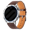 Strap-it® Strap-it Amazfit GTR 4 'one push' leren bandje (donkerbruin) Strap-it® Strap-it Amazfit GTR 4 'one push' leren bandje (donkerbruin)