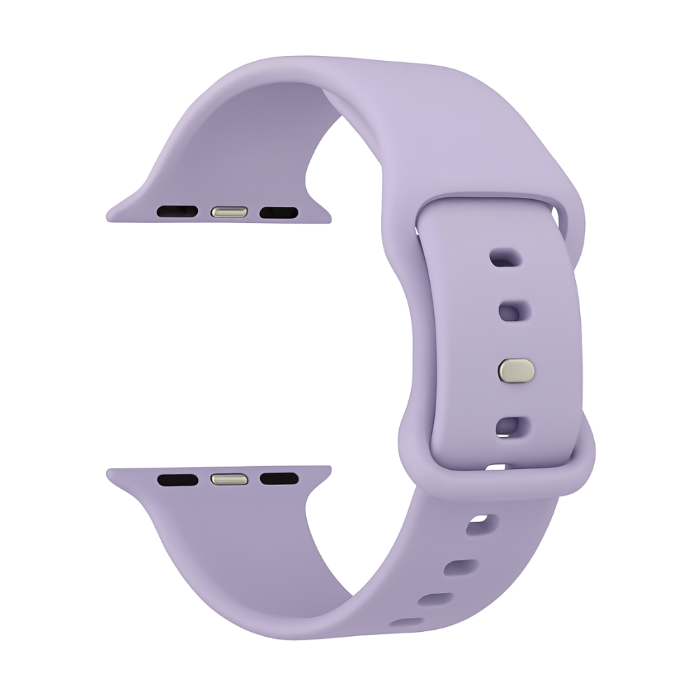 Strap-it® Strap-it Apple Watch siliconen bandje (lichtpaars)