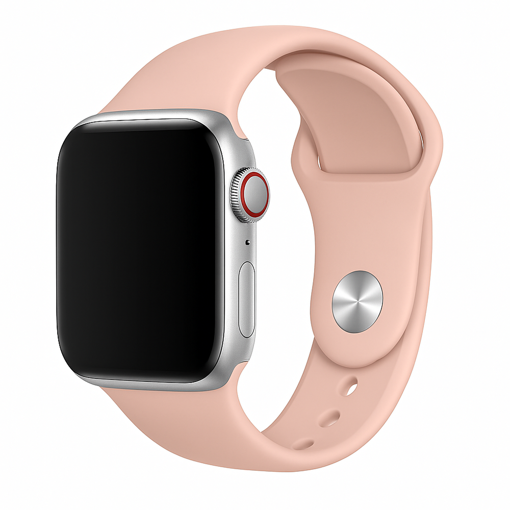 Strap-it® Strap-it Apple Watch silicone band (lichtroze)