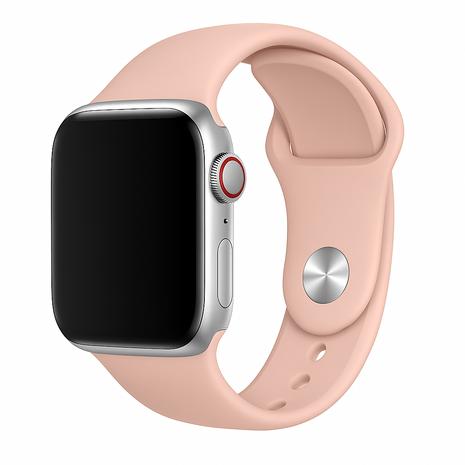 Strap-it® Strap-it Apple Watch silicone band (lichtroze)
