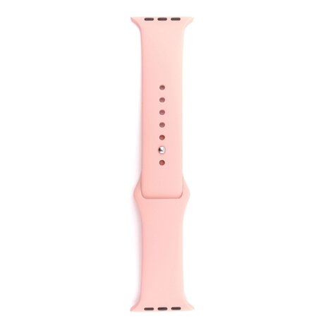 Strap-it® Strap-it Apple Watch silicone band (lichtroze)
