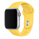 Strap-it® Apple Watch silicone band (geel)