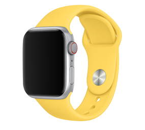 Strap-it® Apple Watch silicone band (geel)