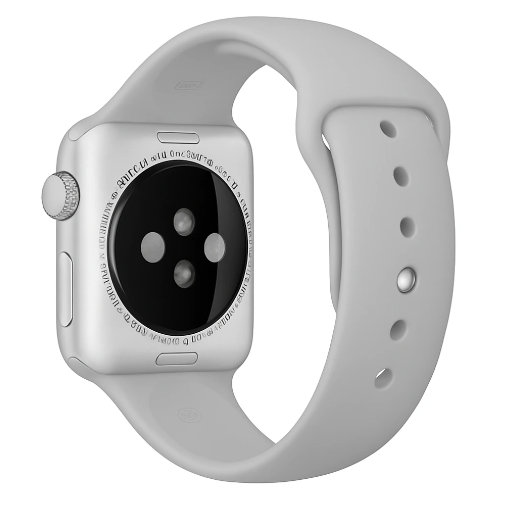 Strap-it® Strap-it Apple Watch silicone band (grijs)