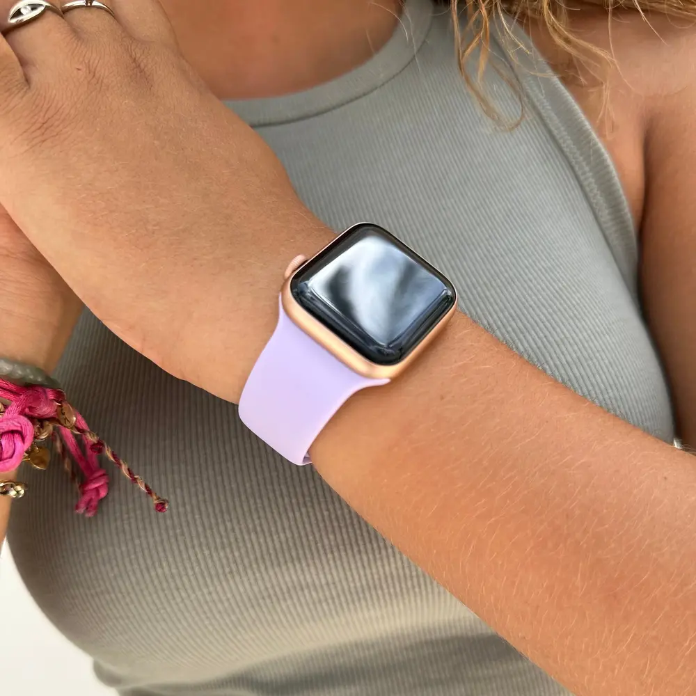Strap-it® Strap-it Apple Watch silicone band (lila)