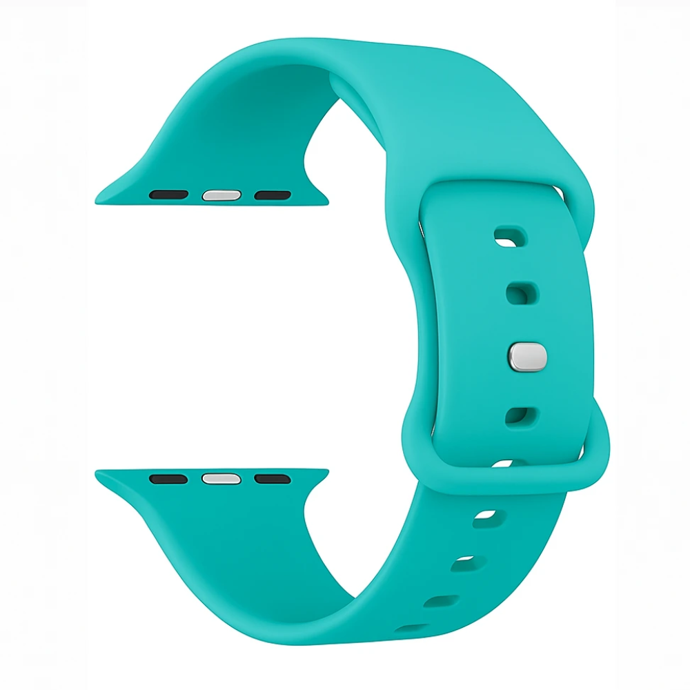 Strap-it® Strap-it Apple Watch siliconen bandje (aqua)
