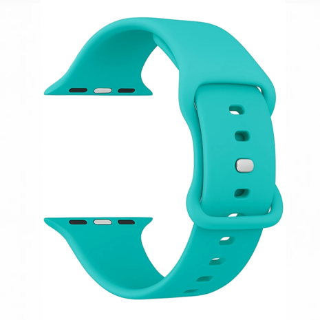 Strap-it® Strap-it Apple Watch siliconen bandje (aqua)