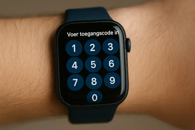 toegangscode apple watch ontgrendelen